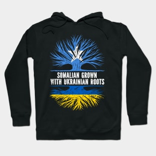 Somalian Grown with Ukrainian Roots Flag Hoodie